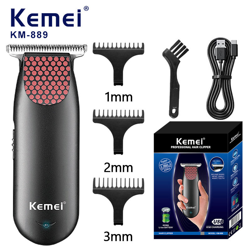 Men'S Grooming Set Gift - Kemei 889 Professionele Pocket Draadloze Tondeuse