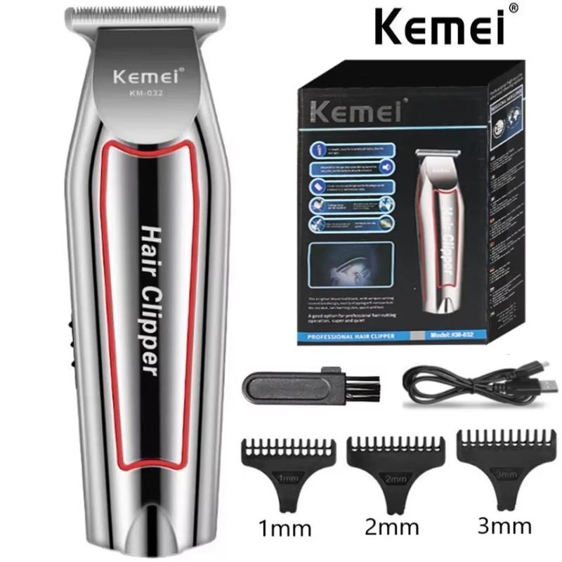 Men'S Grooming Set Gift - Kemei KM-032Hair Trimmer Elektrische Baardtrimmer voor