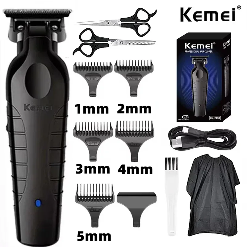 Hair Clipper Professional - Kemei KM-2299 Kapper Draadloze Tondeuse 0mm