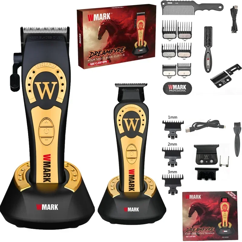 Hair Clipper Professional - WMARK NG-8030/8230 Professionele Haarkapper voor Heren