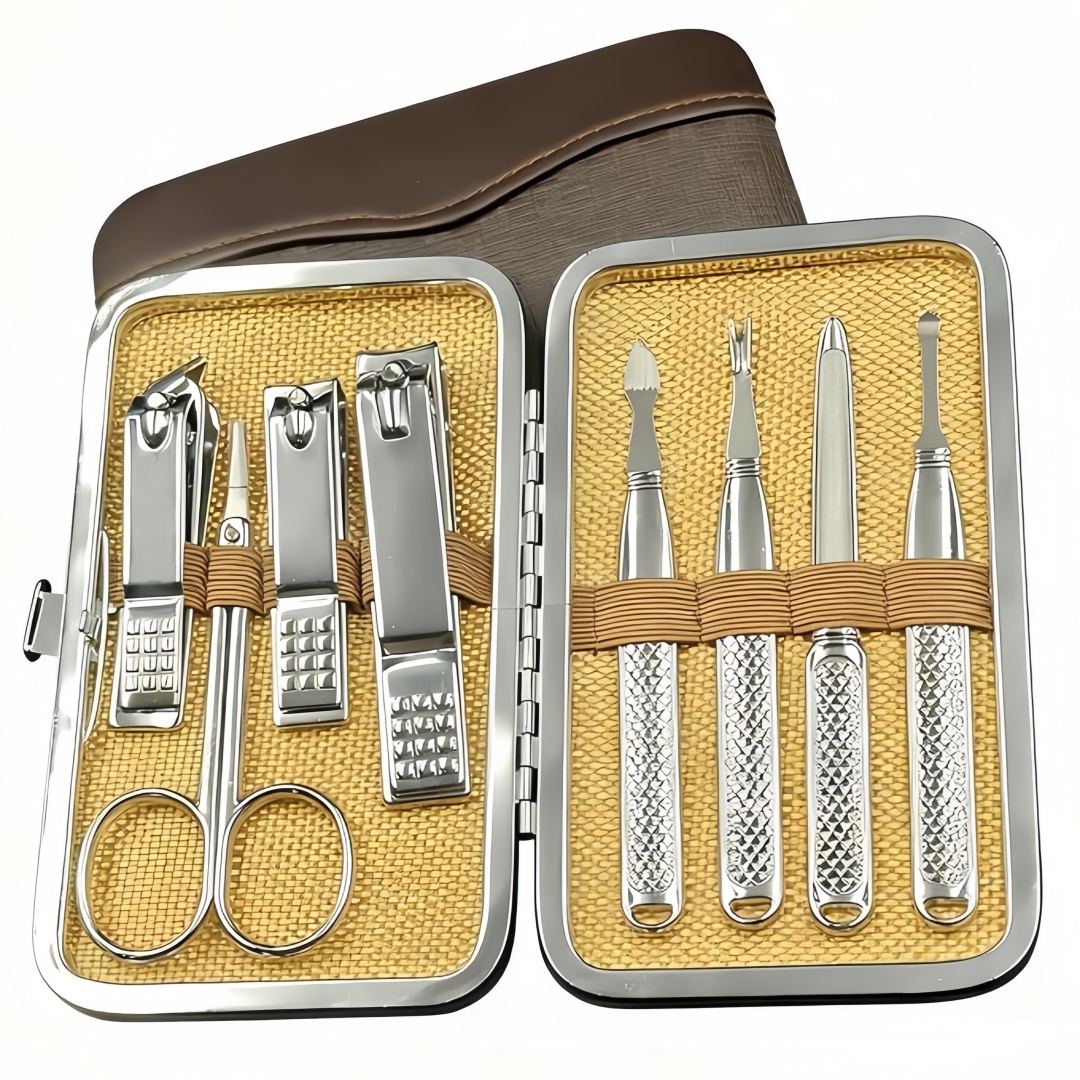 Manicureset voor mannen en vro - Mens Grooming Kit Case recensie en prijs