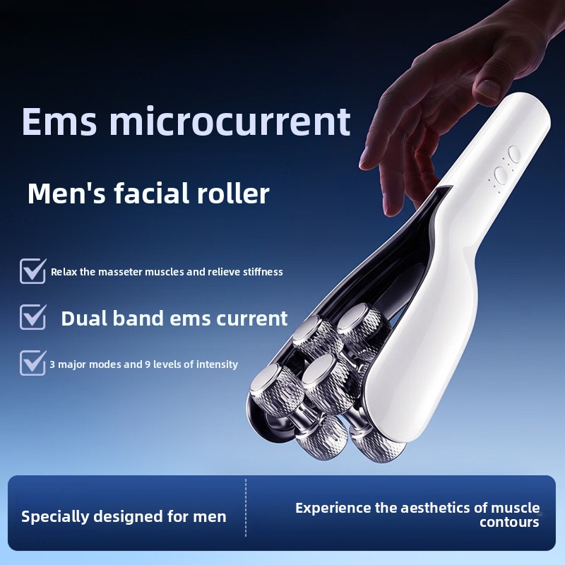 Gezichtsmassager met microstro - Men Grooming Home recensie en prijs