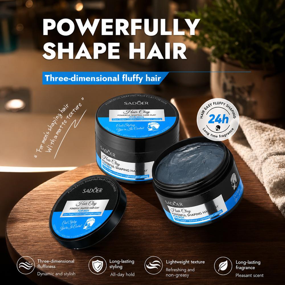 Matte haarstyling klei, sterke - Men'S Grooming And Style recensie en prijs
