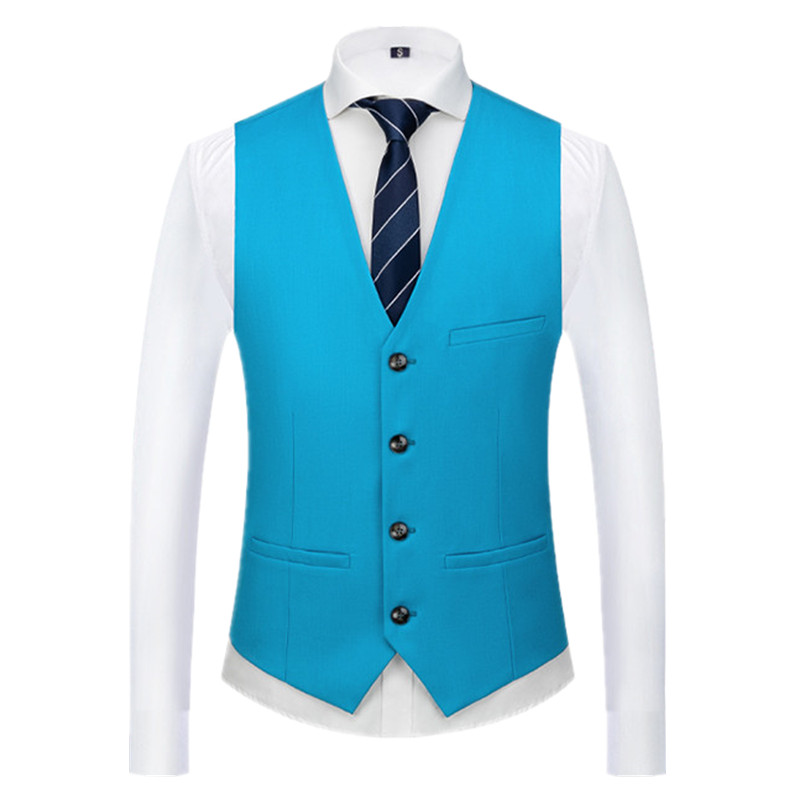 Pure Kleur Formeel Pak Vest Zw - Men'S Grooming And Style recensie en prijs