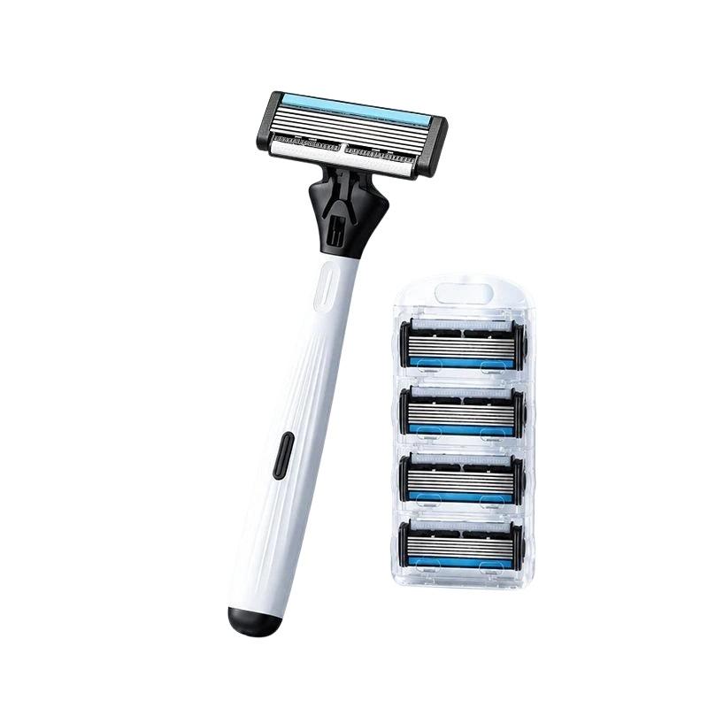 Handmatig scheermes met 6 mesj - Men Grooming Home recensie en prijs