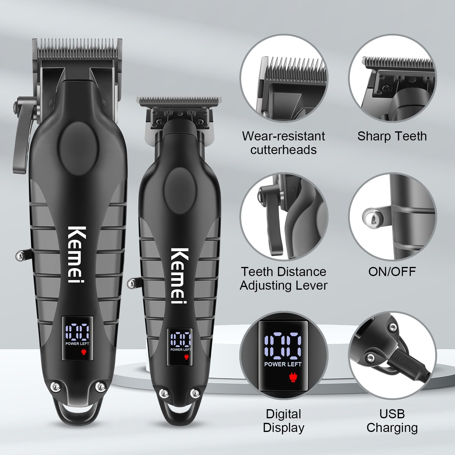 Kemei tondeuse set voor mannen - Hair Clipper Professional recensie en prijs