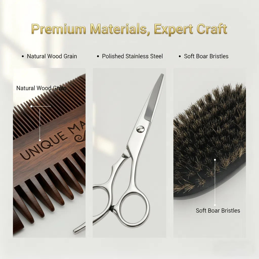 UNIQUE MAN baardset voor heren - Men'S Grooming And Style recensie en prijs